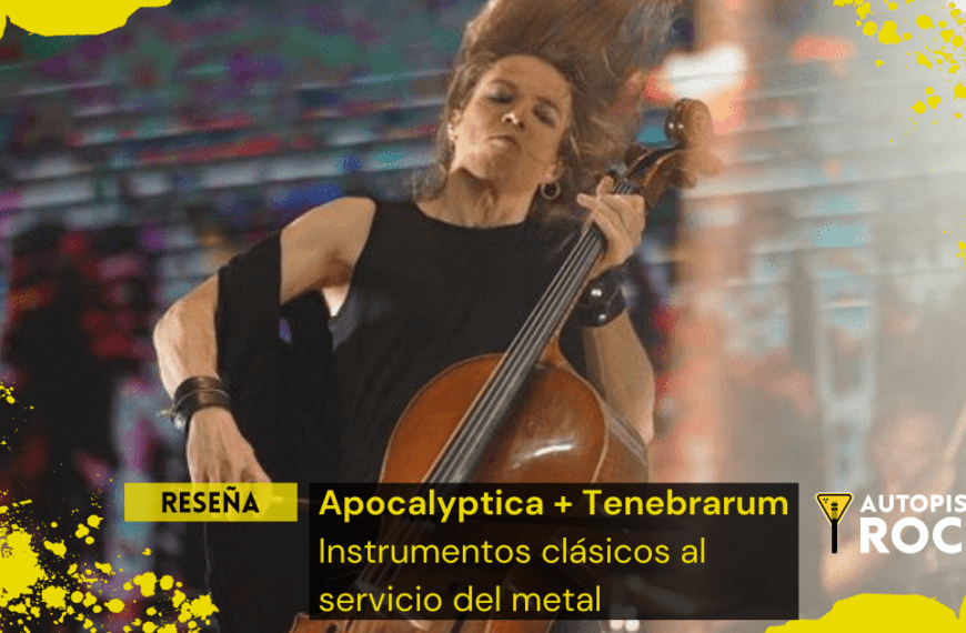 Reseña Apocalyptica + Tenebrarum – Instrumentos clásicos al servicio del metal