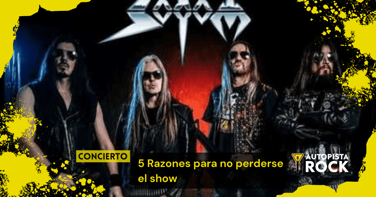 Sodom: Cinco razones para no perderse su show en Bogotá
