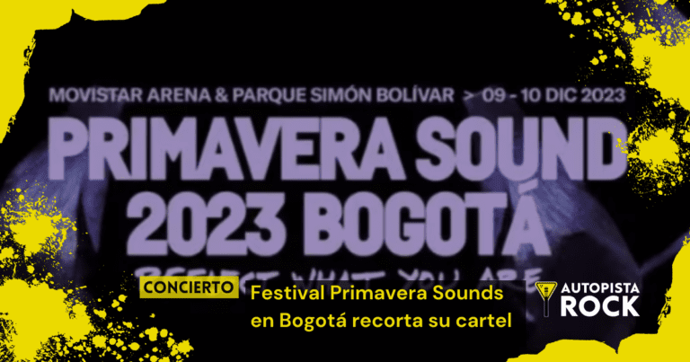 Festival Primera Sound en Bogotá recorta su cartel
