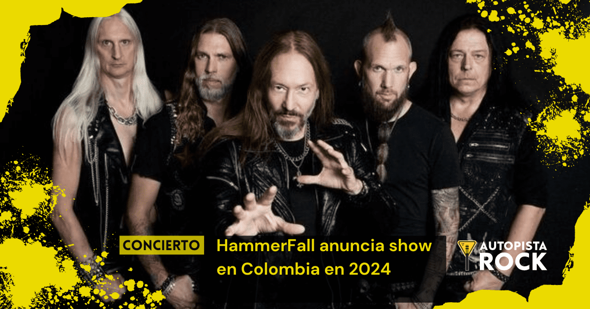HammerFall anuncia show en Colombia en 2024