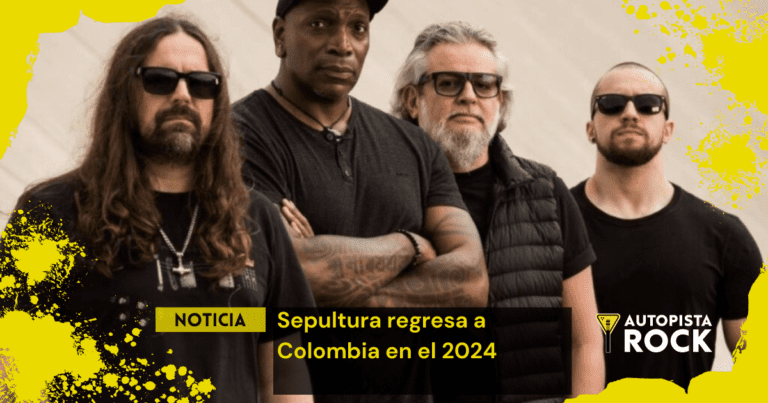 Sepultura regresa a Colombia en vivo en 2024