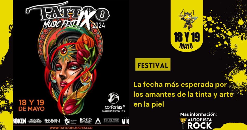 El Tattoo Music Fest vuelve a Bogotá