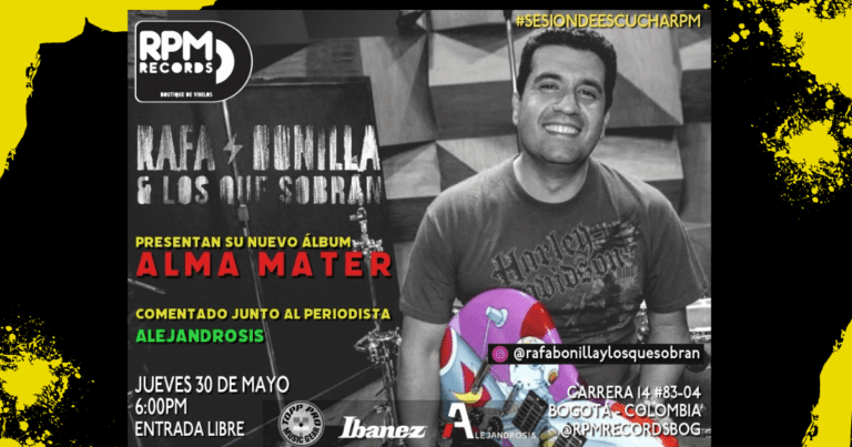 Rafa Bonilla & Los Que Sobran invitan a la escucha de su álbum “Alma Mater”