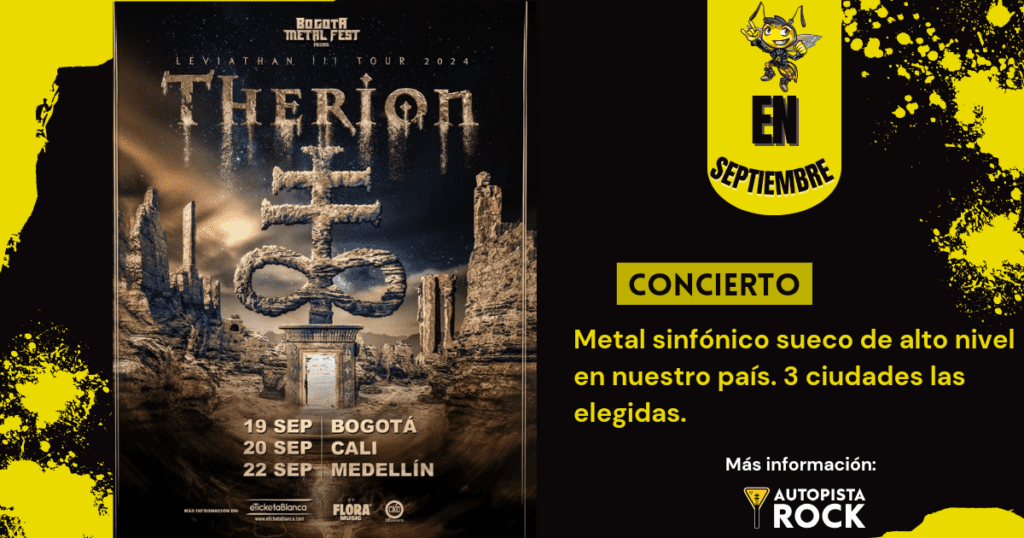 Therion regresa a nuestro país con tres conciertos