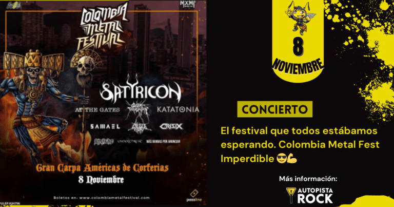 Colombia Metal Fest anuncia increíble cartel para su primera edición