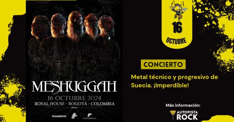 Meshuggah realizará su primer show en Colombia