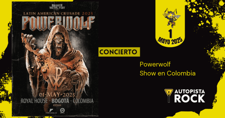 Powerwolf hará su primer show en Colombia