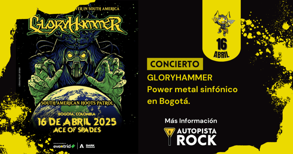 GLORYHAMMER ANUNCIA CONCIERTO EN ACE OF SPADES COMO PARTE DE SU GIRA POR LATINOAMÉRICA 2025