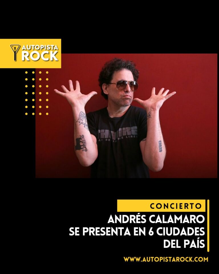 Andrés Calamaro realizará gira por Colombia en 2025