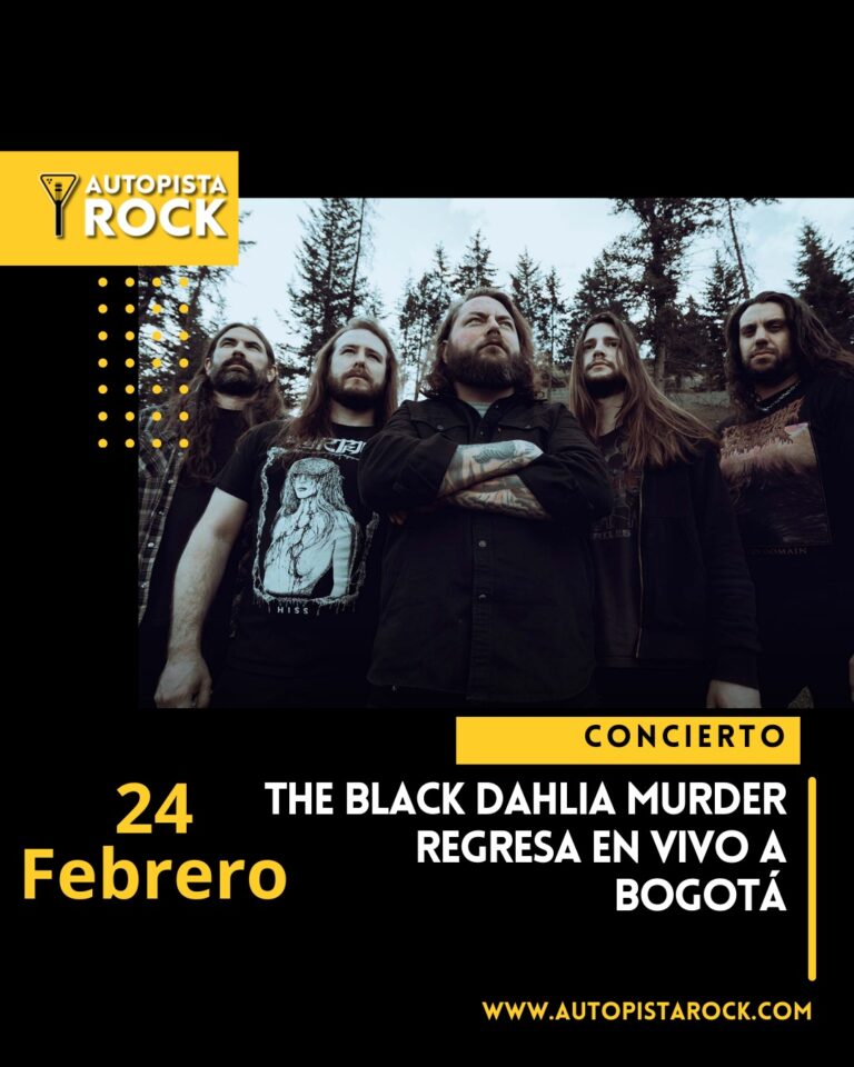 The Black Dahlia Murder regresa en vivo a Bogotá