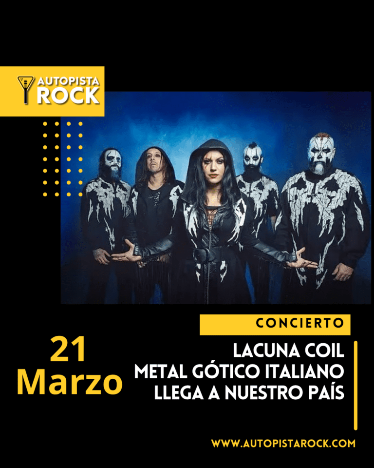 Lacuna Coil regresa en concierto a Colombia