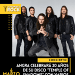 Angra celebrará 20 años de su disco “Temple of Shadows” con varios shows en Colombia 