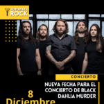 Nueva fecha para el concierto de The Black Dahlia Murder