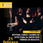 Rotting Christ: Cambio de sitio para su show este viernes en Bogotá