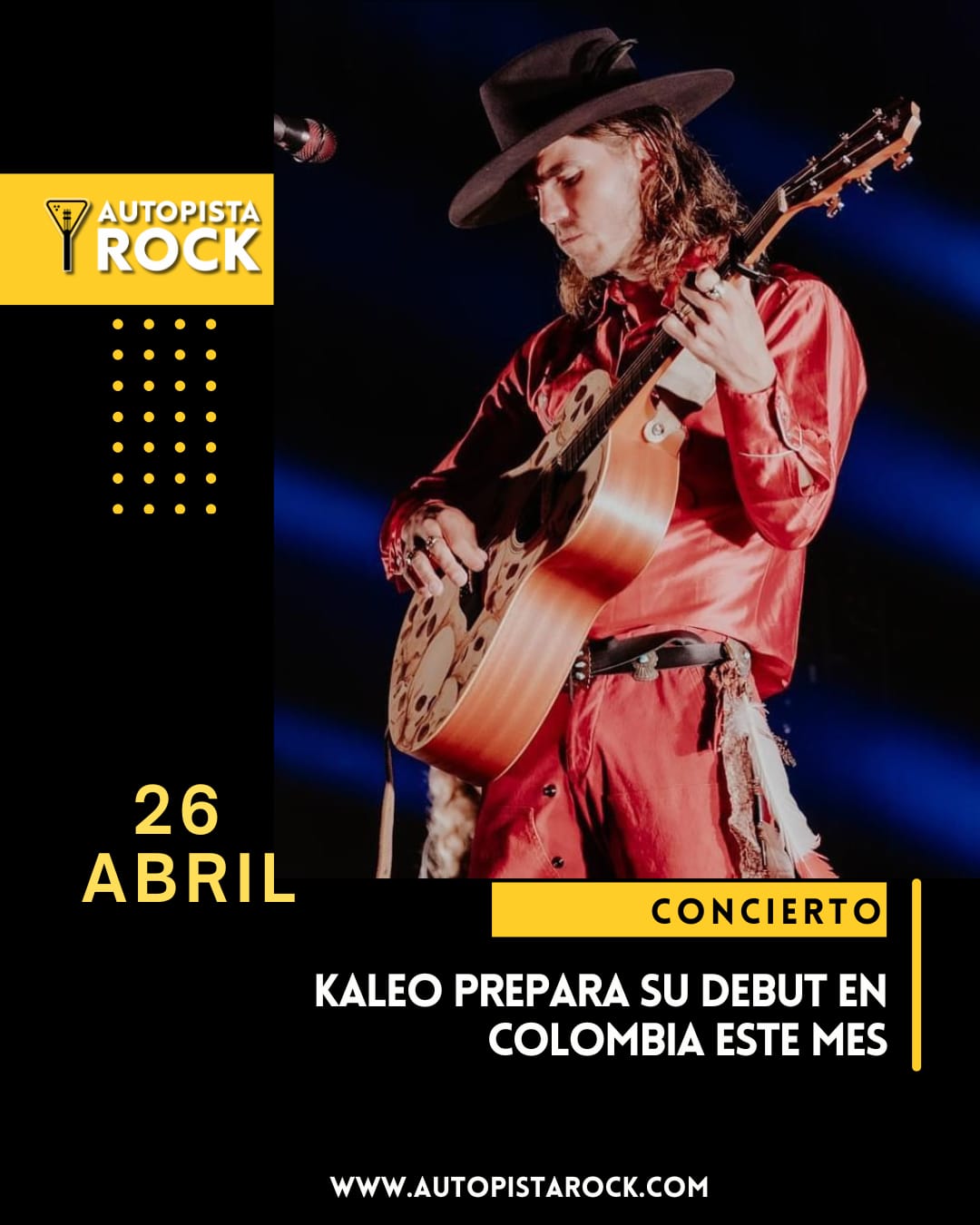 Kaleo prepara su debut en Colombia este mes 