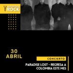 Paradise Lost regresa a Colombia en vivo este mes 